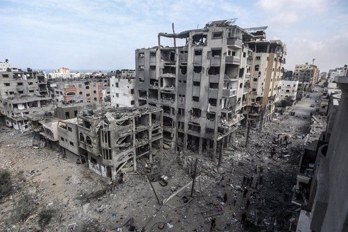 Edificis destruts a la Franja de Gaza