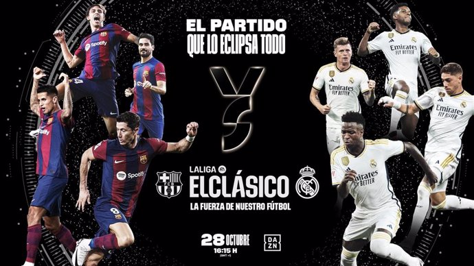 LaLiga lanza una campaña global por El Clásico que enfrentará al FC Barcelona y Real Madrid este sábado en Montjuic.