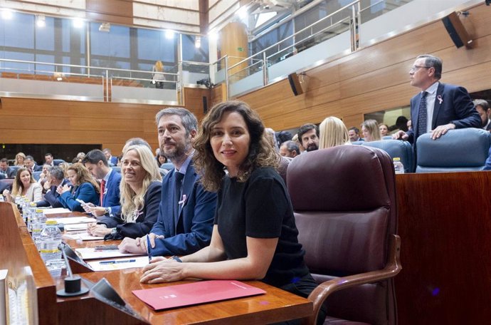 La presidenta de la Comunidad de Madrid, Isabel Díaz Ayuso.