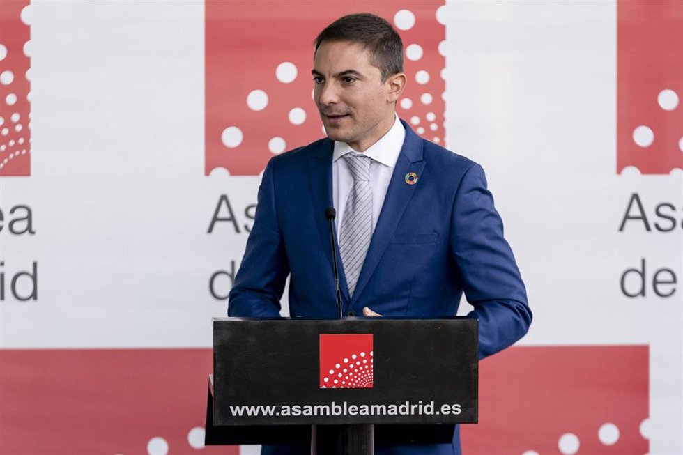 Archivo - El portavoz del PSOE en la Asamblea de Madrid, Juan Lobato. Archivo.