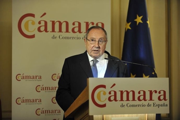 Archivo - El presidente de la Cámara de Comercio de España, José Luis Bonet