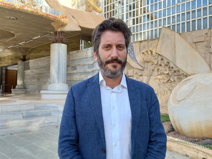 El diputado regional de Podemos, Víctor Egío