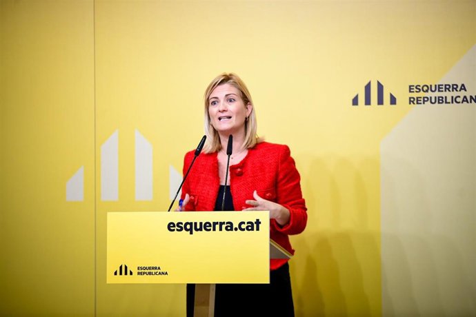 La portavoz Raquel Sans (ERC).