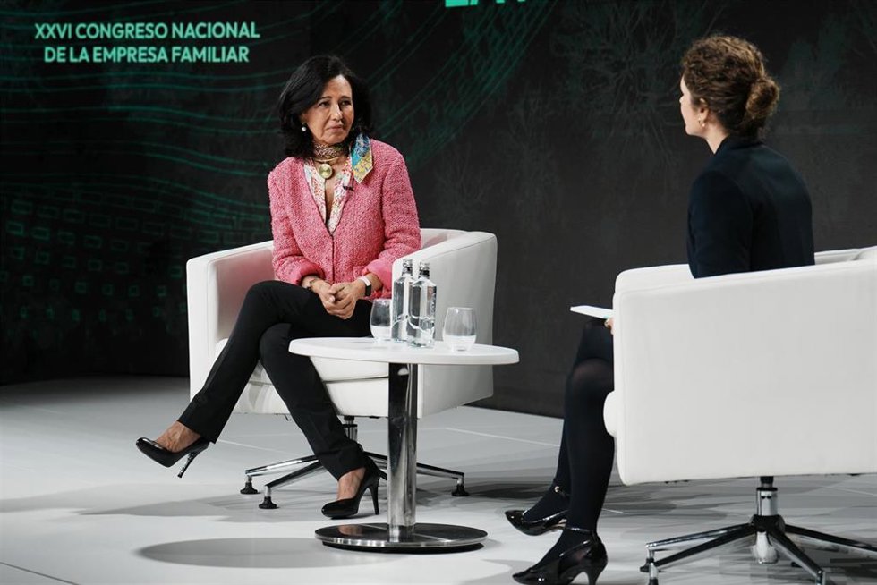 La presidenta de Banco Santander, Ana Botín.