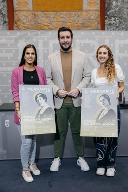 El consejero de Juventud del Cabildo de Tenerife, Serafín Mesa, en la presentación de 'Merkarte Feria'