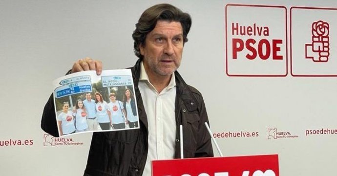 El parlamentario andaluz por el PSOE de Huelva y portavoz de la Ejecutiva Provincial, Enrique Gaviño.