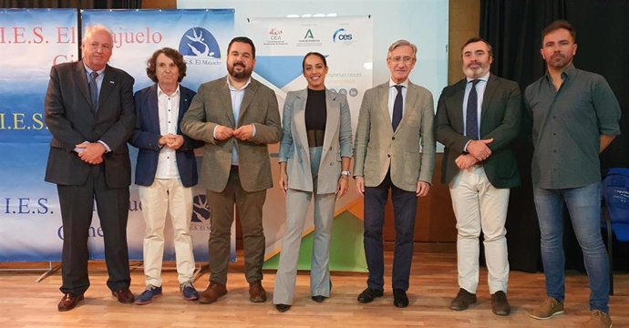 Jornadas sobre emprendimiento en el IES El Majuelo, en Gines (Sevilla).