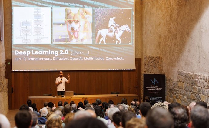 Un momento de la charla de DotCSV.