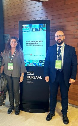 Germán Beardo en la III Convención Turespaña en San Sebastián.