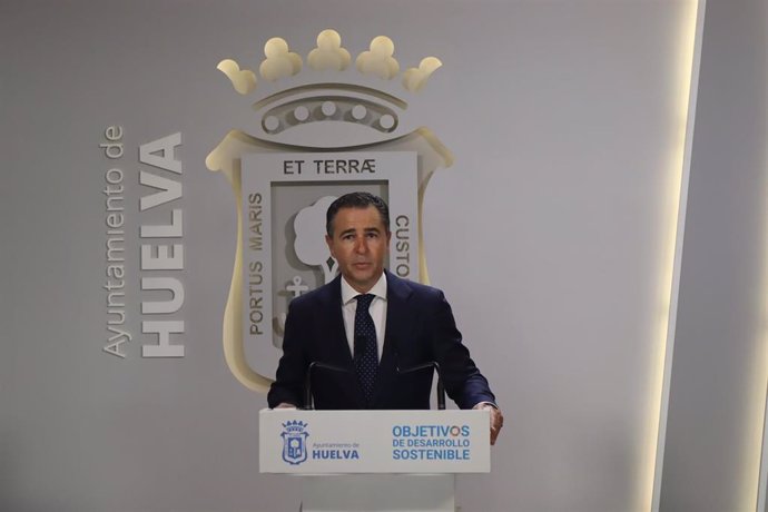 El primer teniente de alcalde de Urbanismo y Medioambiente y portavoz del equipo de Gobierno en el Ayuntamiento de Huelva, Felipe Arias.