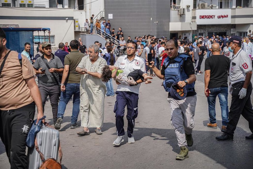 Heridos en Gaza