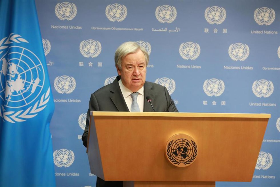 El secretario general de la ONU, António Guterres