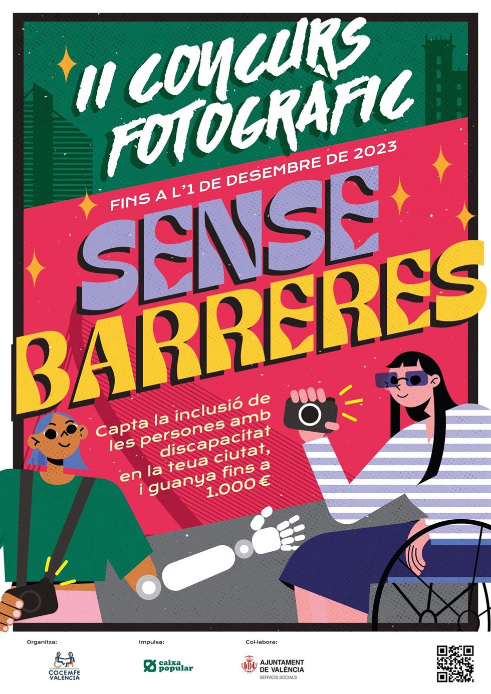 Cartel del concurso 'Sense barreres'