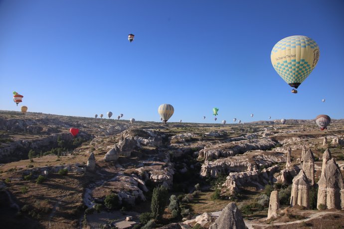 Festival de globos aerostáticos en la Capadocia, Turquía