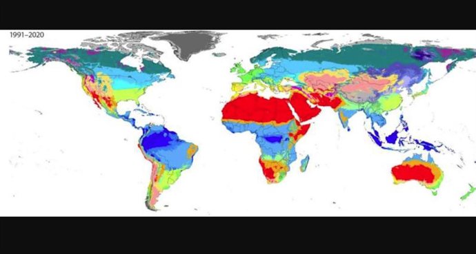 Nuevo mapa de clasificación climática