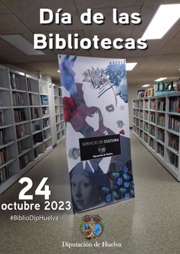 Cartel del Día de las Bibliotecas.
