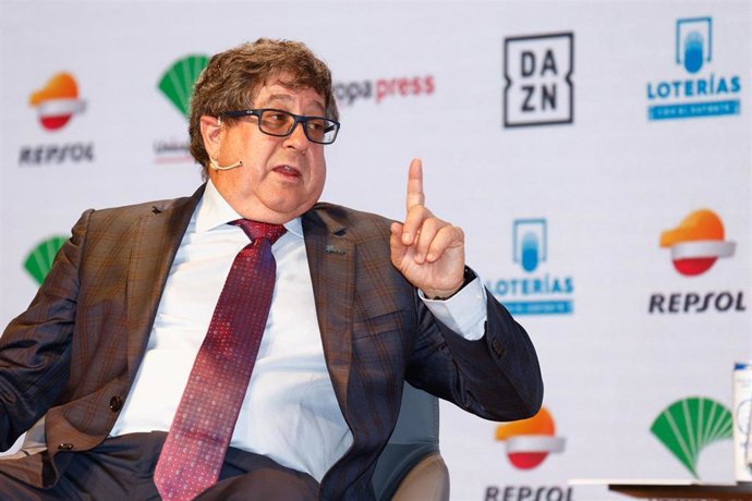 Archivo - El director de la Comisión Española para la Lucha Antidopaje en el Deporte (CELAD), José Luis Terreros, durante un desayuno deportivo de Europa Press.