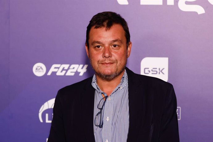Victor Francos attends during the.Gala Liga F celebrated at Eslava Theater on October 16, 2023, in Madrid, Spain.