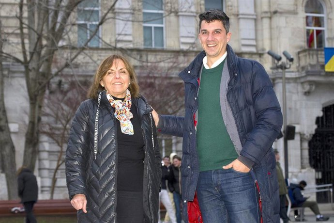 Archivo - Los socialistas Daniel Fernández y Toñi Mora