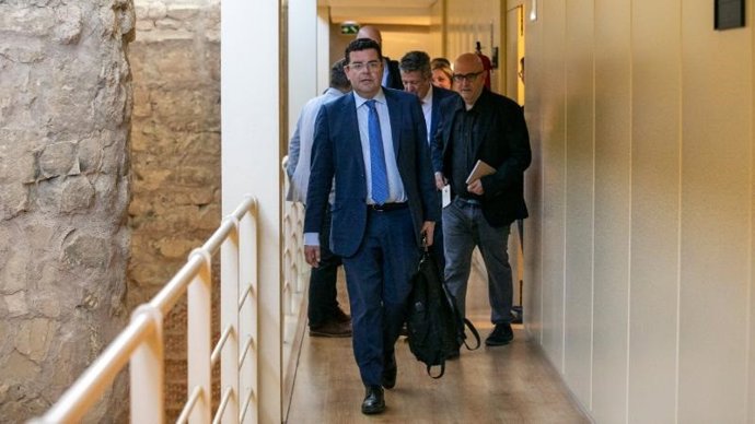 El consejero de Hacienda,  Alfonso Domínguez