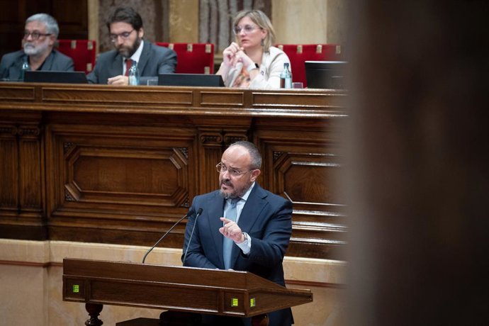 El president del PP catal, Alejandro Fernández