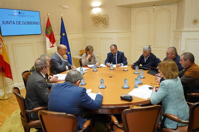Reunión de la Junta de Gobierno de la Diputación de Segovia.