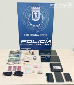 Detenida una joven que vendía diversos tipos de droga en patinete por el centro de Madrid.