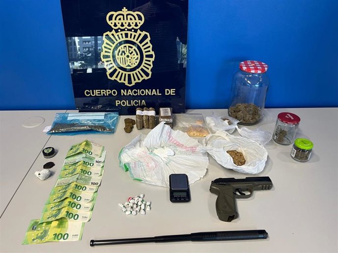 A prisión un detenido en Miranda (Burgos) con cocaína, MDMA, hachís y marihuana por valor de 27.000 euros.
