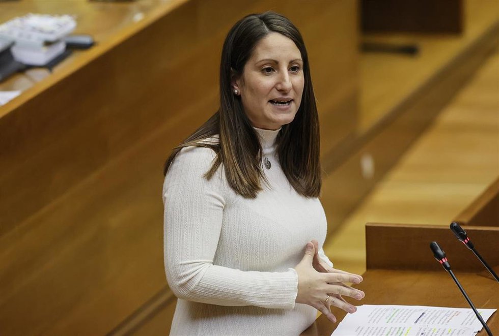 Archivo - La síndica de VOX en Les Corts Ana Vega.