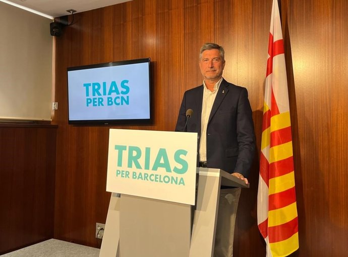 El portavoz de Junts en el Ayuntamiento de Barcelona, Jordi Martí.