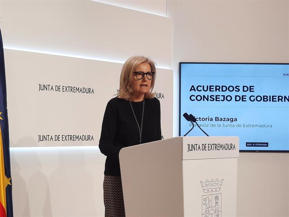 La portavoz de la Junta, Victoria Bazaga, en una imagen de archivo