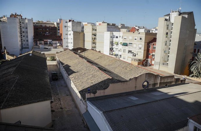 Archivo - Imagen de las naves de Guala, en el barrio de San Antonio-Zaidía. 