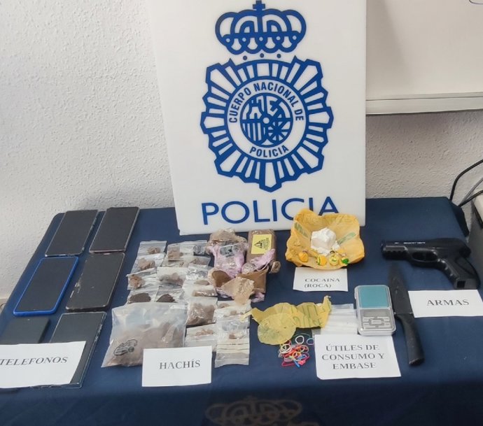 Droga intervenida en una operación policial