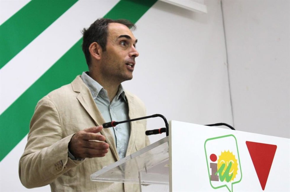 El coordinador general de IU Andalucía, Toni Valero.
