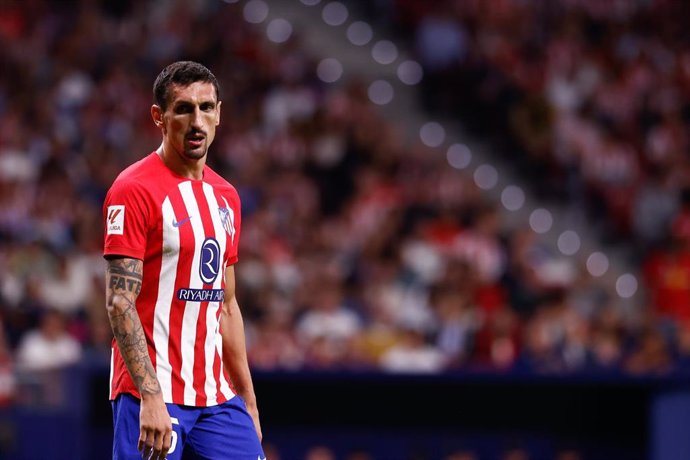 Stefan Savic con el Atlético de Madrid