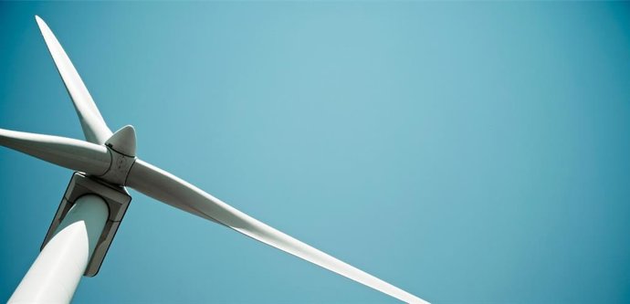 Un aerogenerador de Endesa.