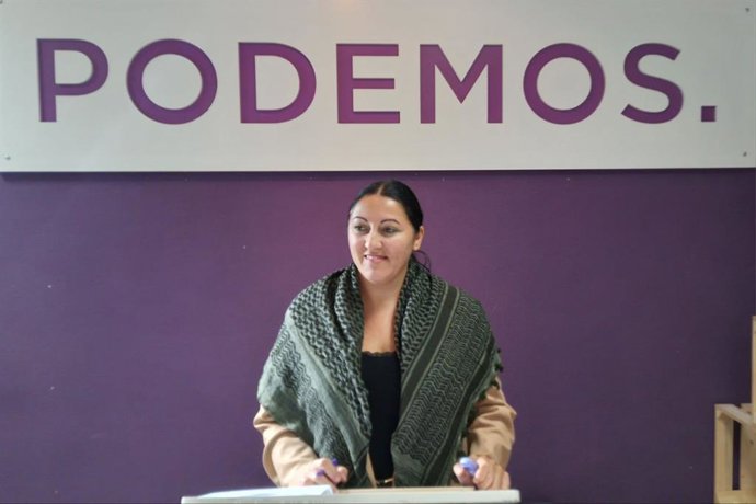 La secretaria de Acción Institucional de Podemos Andalucía, Alejandra Durán.