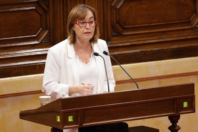 La diputada de PSC-Units en el Parlament Sílvia Paneque