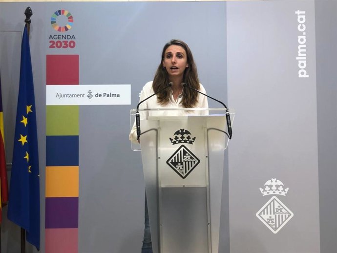 La coordinadora del equipo técnico de Podemos en Baleares y regidora de Unidas Podemos en el Ayuntamiento de Palma, Lucía Muñoz.