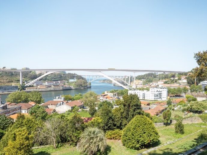 Puente sobre el río Duero en Oporto que FCC construirá