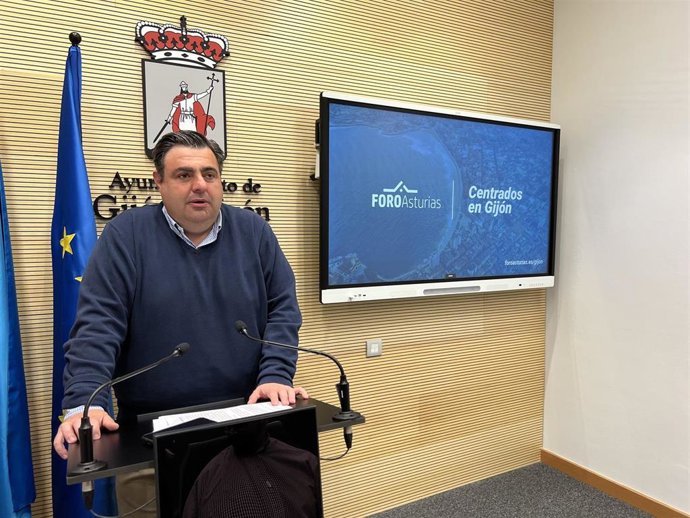 Archivo - Pelayo Barcia, concejal de Tráfico, Movilidad y Transporte Público del Ayuntamiento de Gijón.