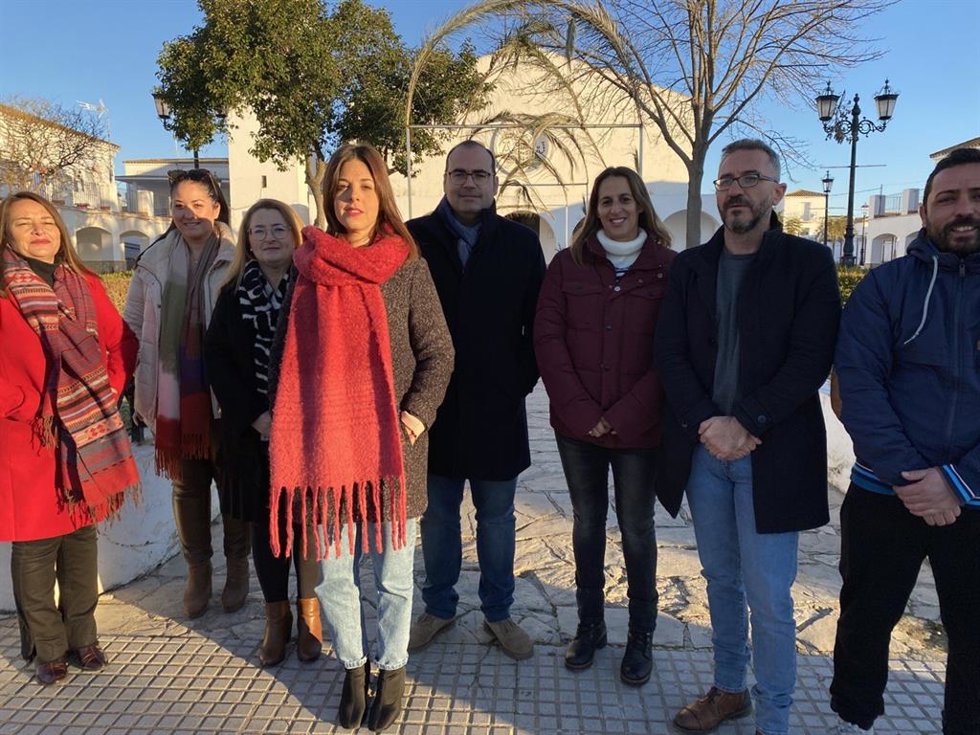 Representantes de IU en la Sierra de Cádiz.