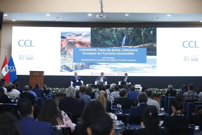 Asamblea General de la Asociación Iberoamericana de Cámaras de Comercio, Industrias y Servicios (AICO), en la sede de la Cámara de Comercio de Lima (CCL).