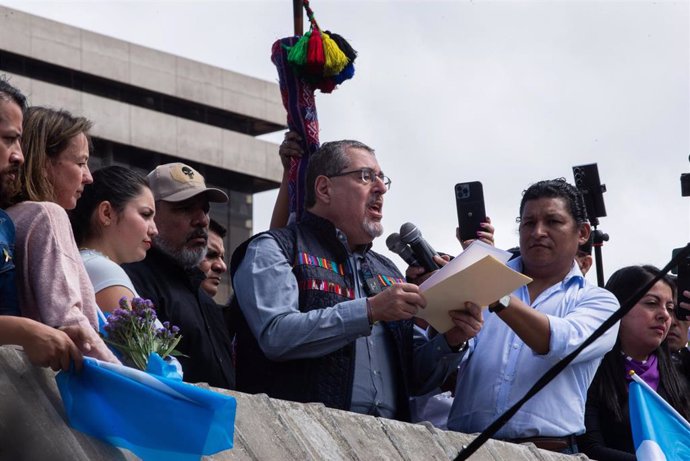 El presidente electo de Guatemala, Bernárdo Arévalo