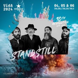 Cartel de Standstill en el Vida Festival