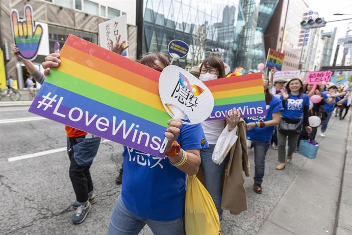 Archivo - Jornada del Orgullo LGTBI de en Tokio, Japón