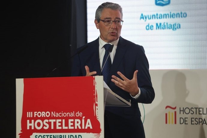 Archivo - El presidente de la Diputación de Málaga y de Turismo Costa del Sol, Francisco Salado.