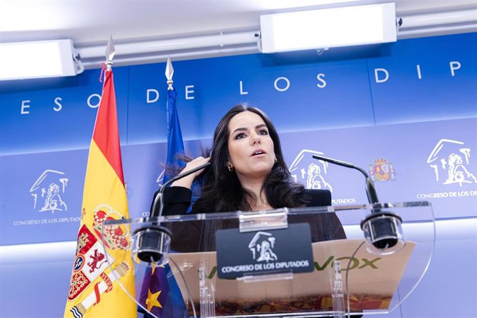 La portavoz de Vox en el Congreso de los Diputados, Pepa Millán