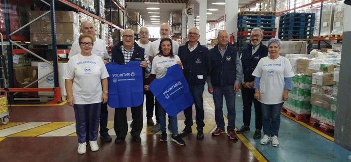 Voluntarios de Banco de Alimentos.