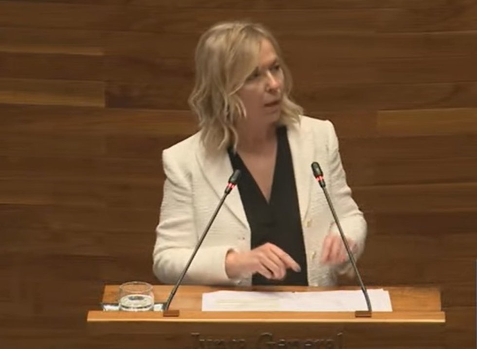 Archivo - La diputada de Vox, Sara Álvarez Rouco